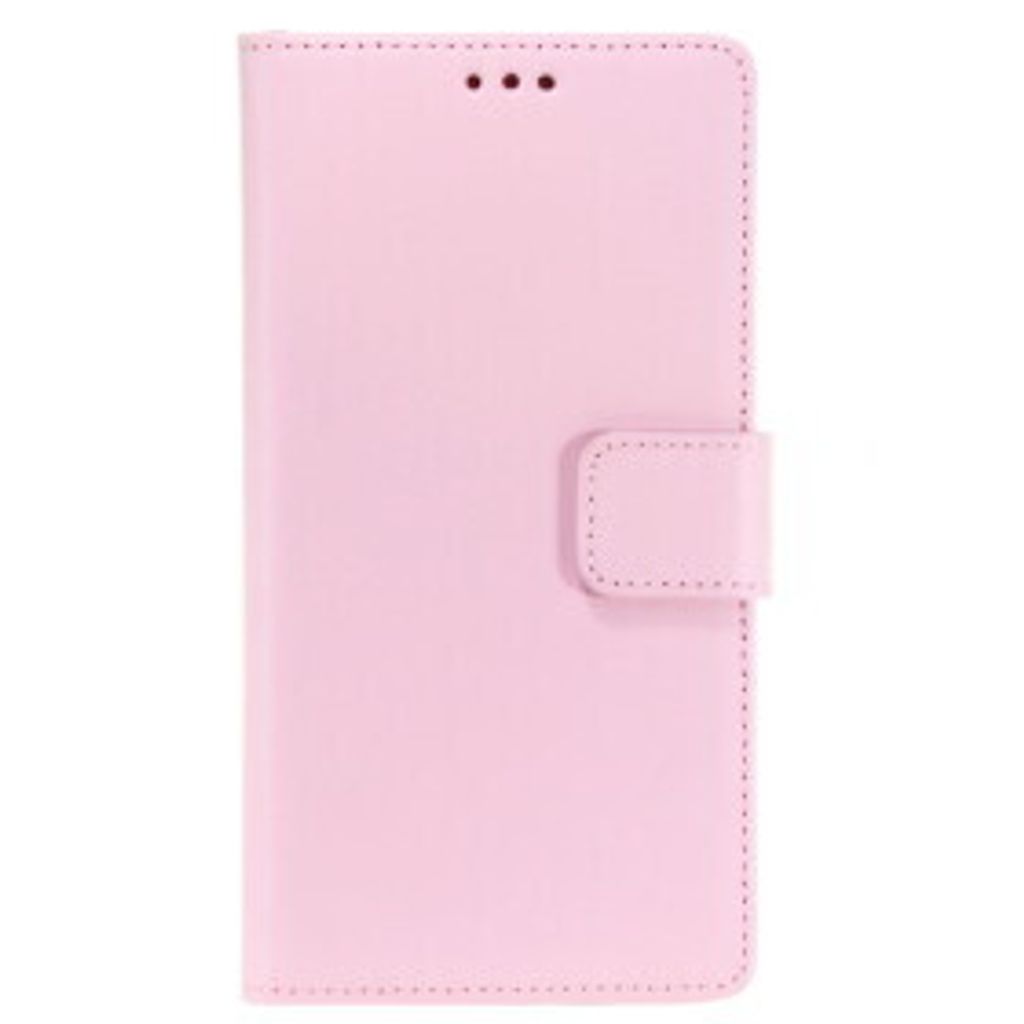 Book Case Handyhülle für Galaxy A7 Pink Leder 4250710560882