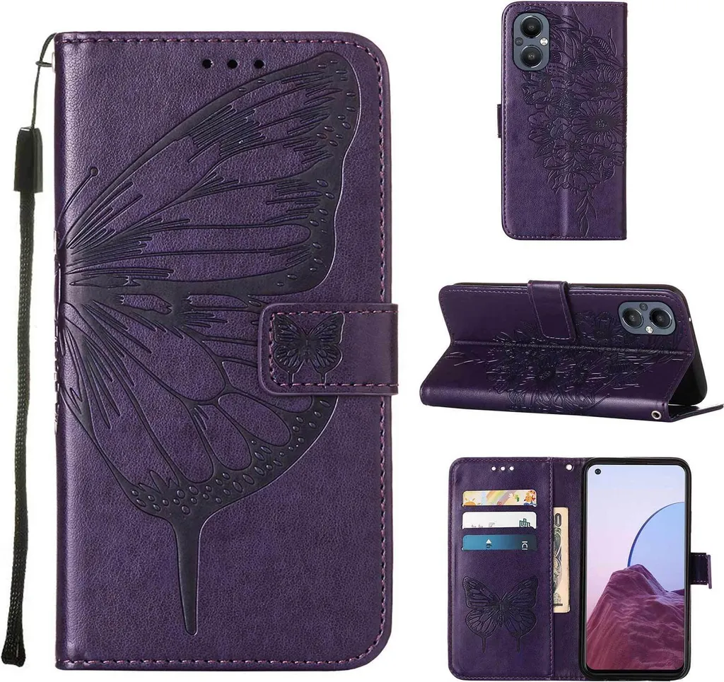 Custodia a Libro OnePlus Nord 20 5G Viola | Protezione Completa