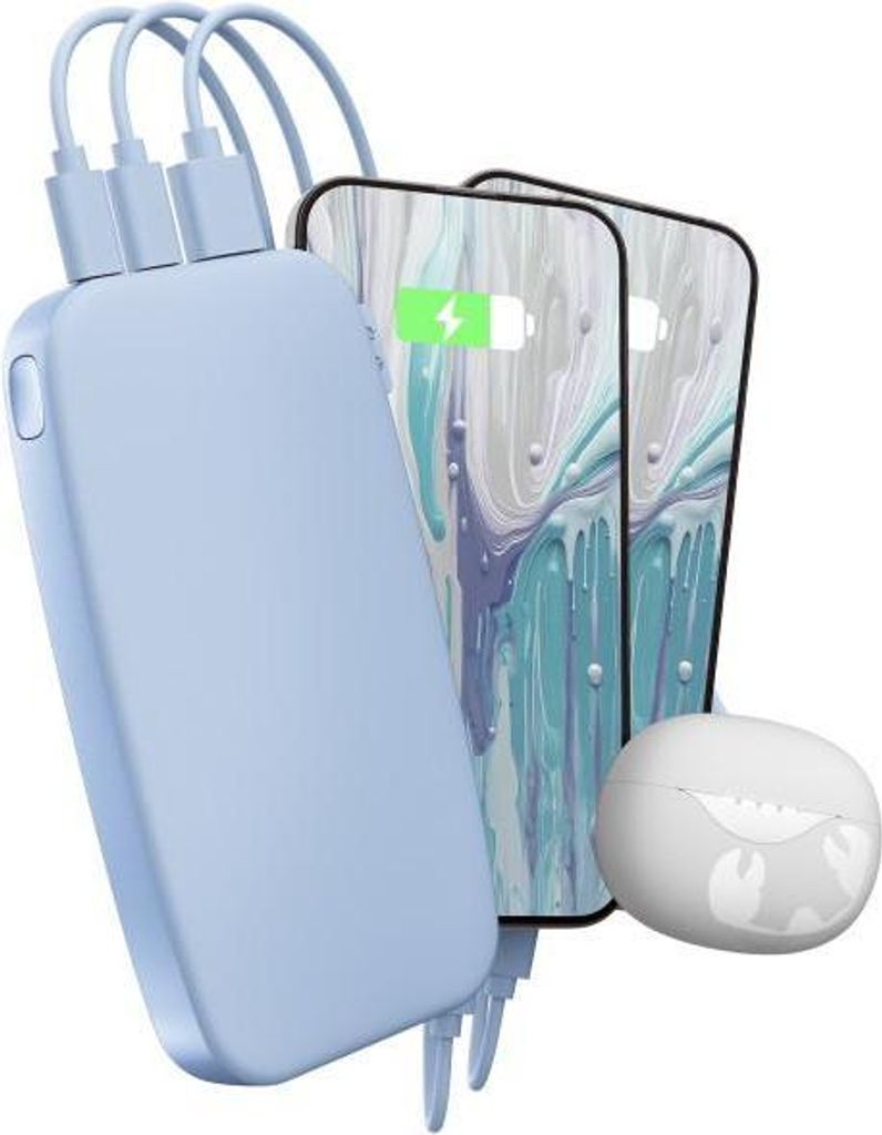 FRESH 'N REBEL Powerbank 18000mAh USB-C, Ultra Fast Charging, 20W PD, Vivid Blue (00231828)