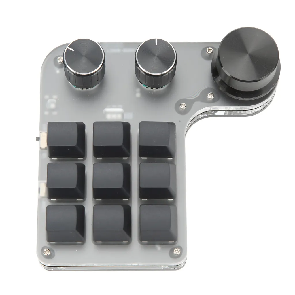 Clavier programmable à raccourcis avec boutons rotatifs et touches DIY