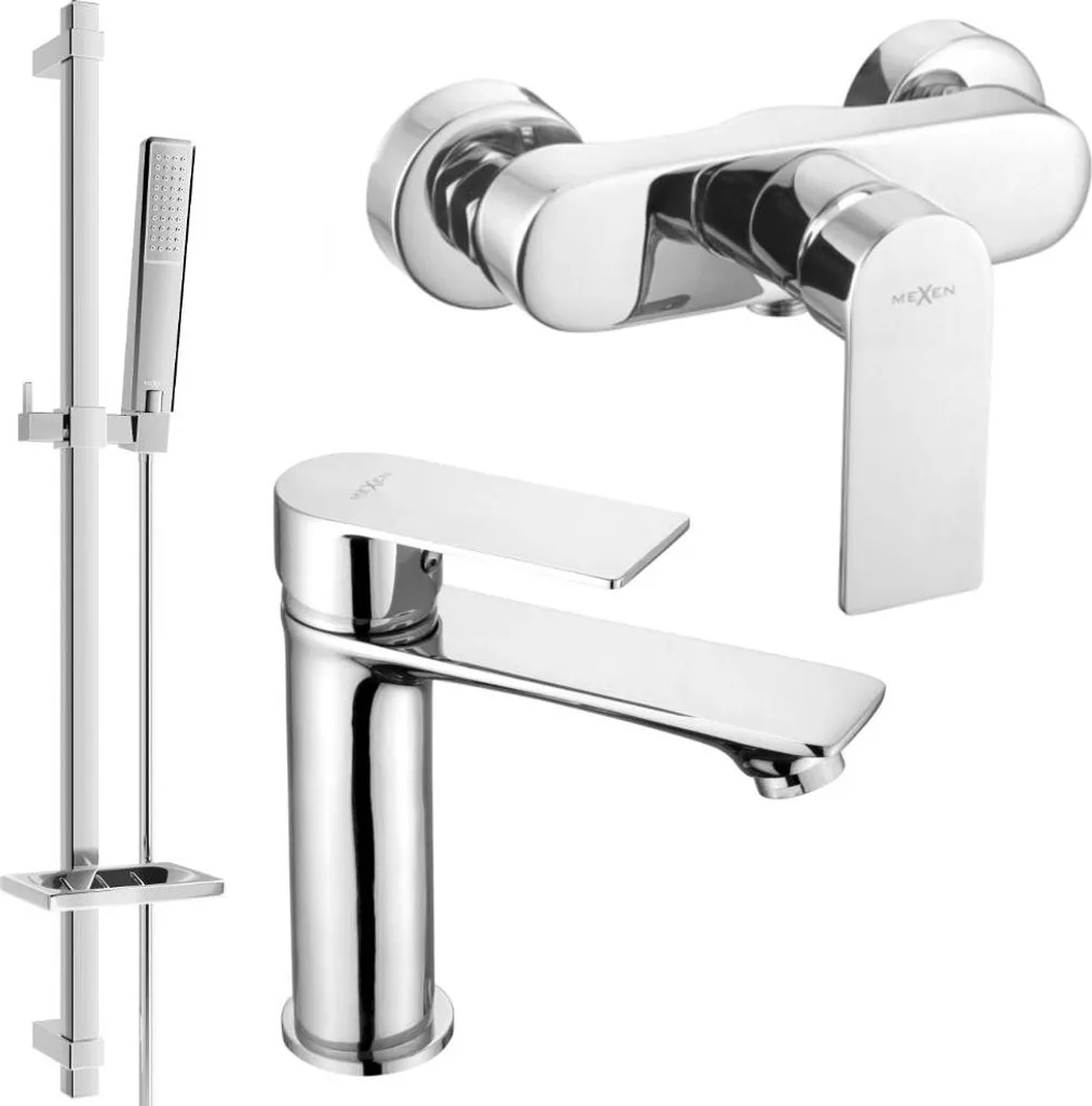 Mexen Royo DQ72 Set Doccia Cromato 72204DQ72-00 | Rubinetteria Bagno
