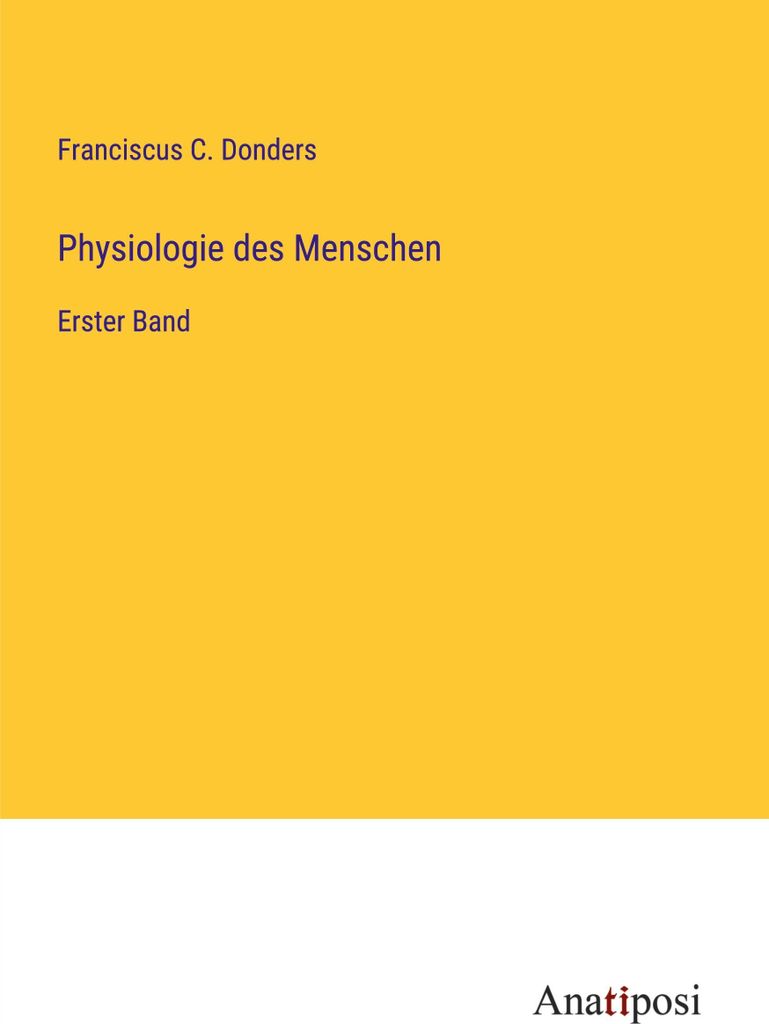 Physiologie des Menschen