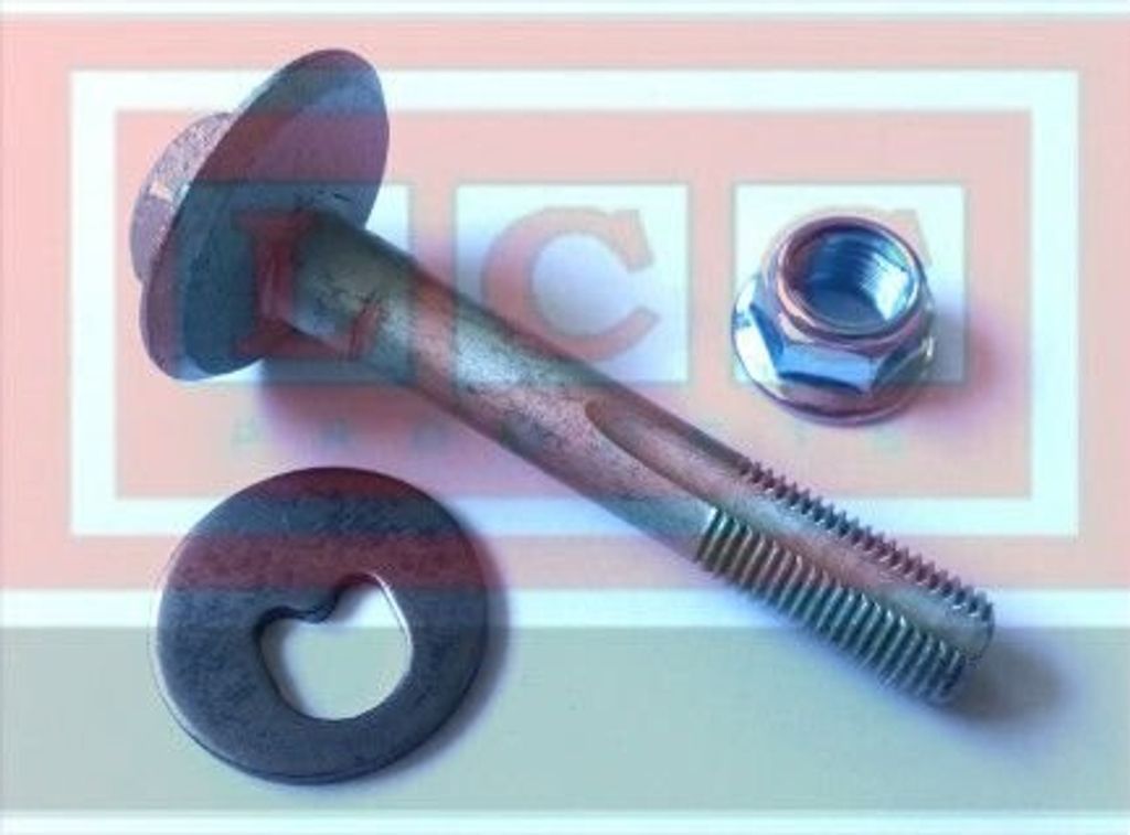 LCC LCC5200 Sturzkorrekturschraube für VW Transporter IV Bus (70B, 70C, 7DB, 7DK, 70J, 70K, 7DC, 7DJ) Transporter IV Kastenwagen (70A, 70H, 7DA, 7DH)