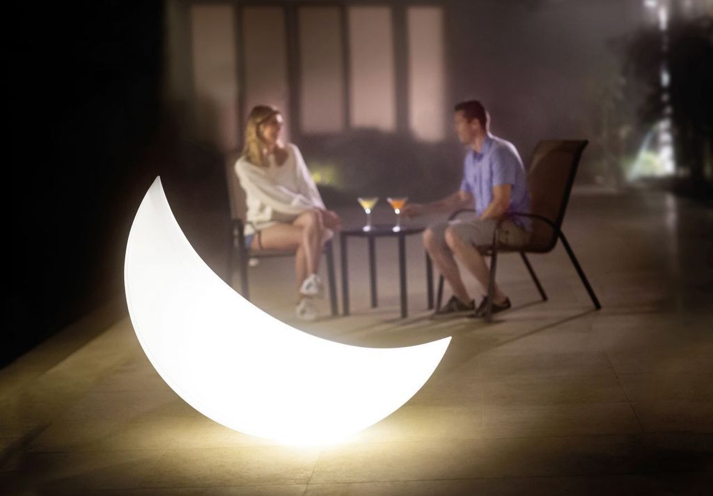 aufblasbarer Halbmond mit LED-Licht 135 x 43 cm Produktbild 16
