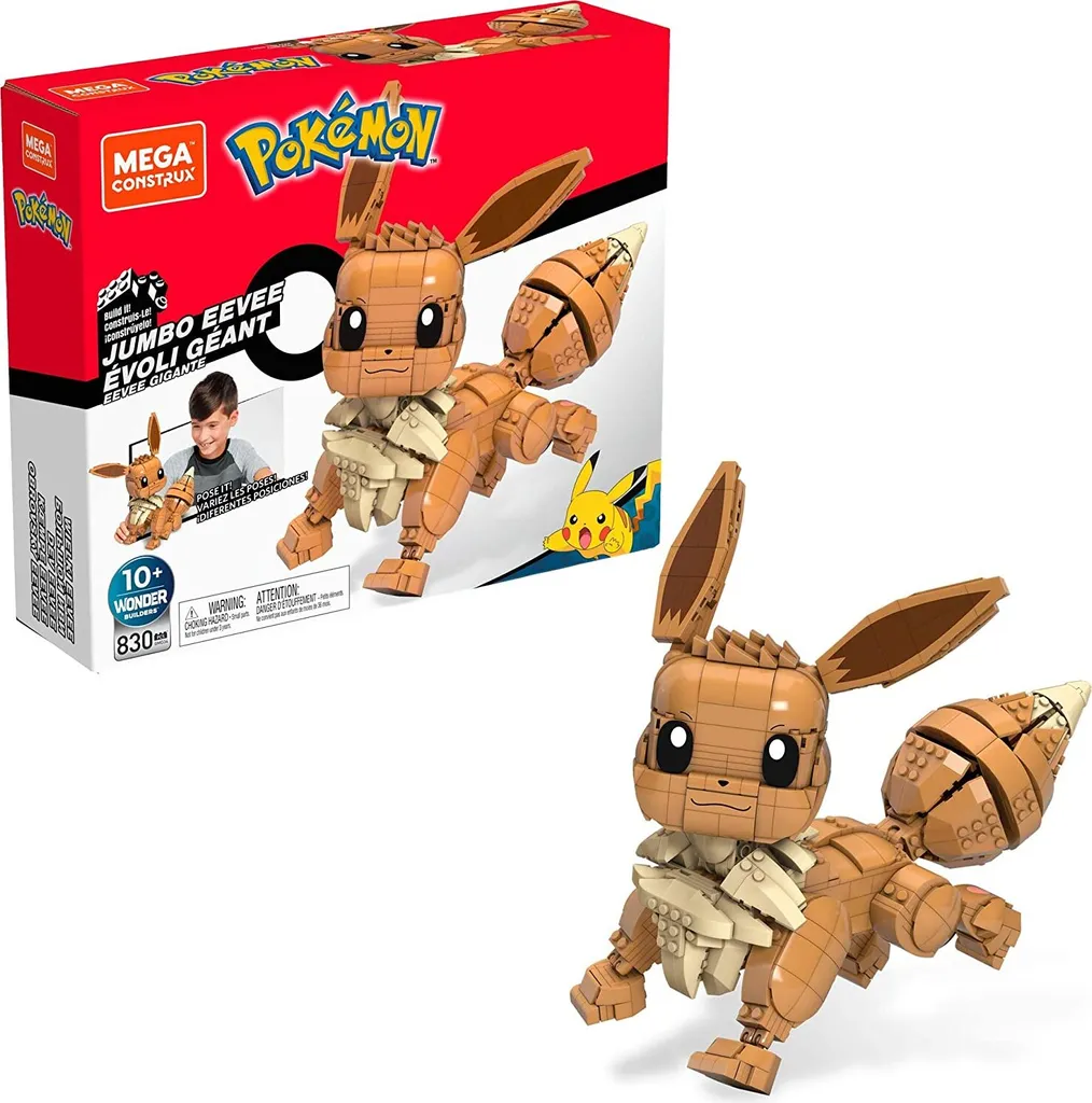 Pokémon Jumbo Evoli Figurine de Collection Idéale pour Déco et Jeu - 5