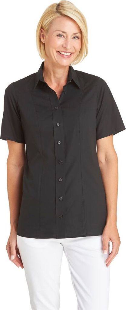 Leiber Bluse Farbe schwarz Größe 42, 08/1236/10