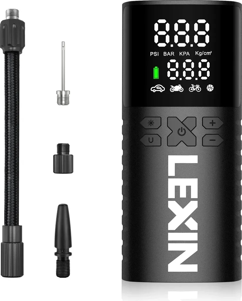 Pompe de gonflage intelligente 150PSI LEXIN P4 avec batterie intégrée - 2
