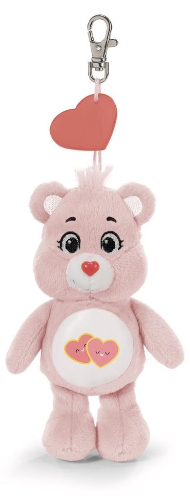 NICI Taschenanhänger Glücksbärchis Lieb-mich-Bärchi rosa 15cm Header Karte