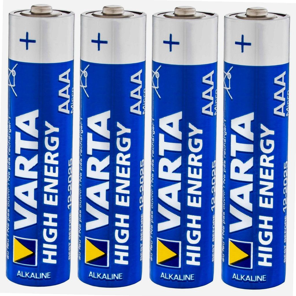 Varta 4903 LR03 AAA Micro Pile haute énergie pack de 4 Image du produit 