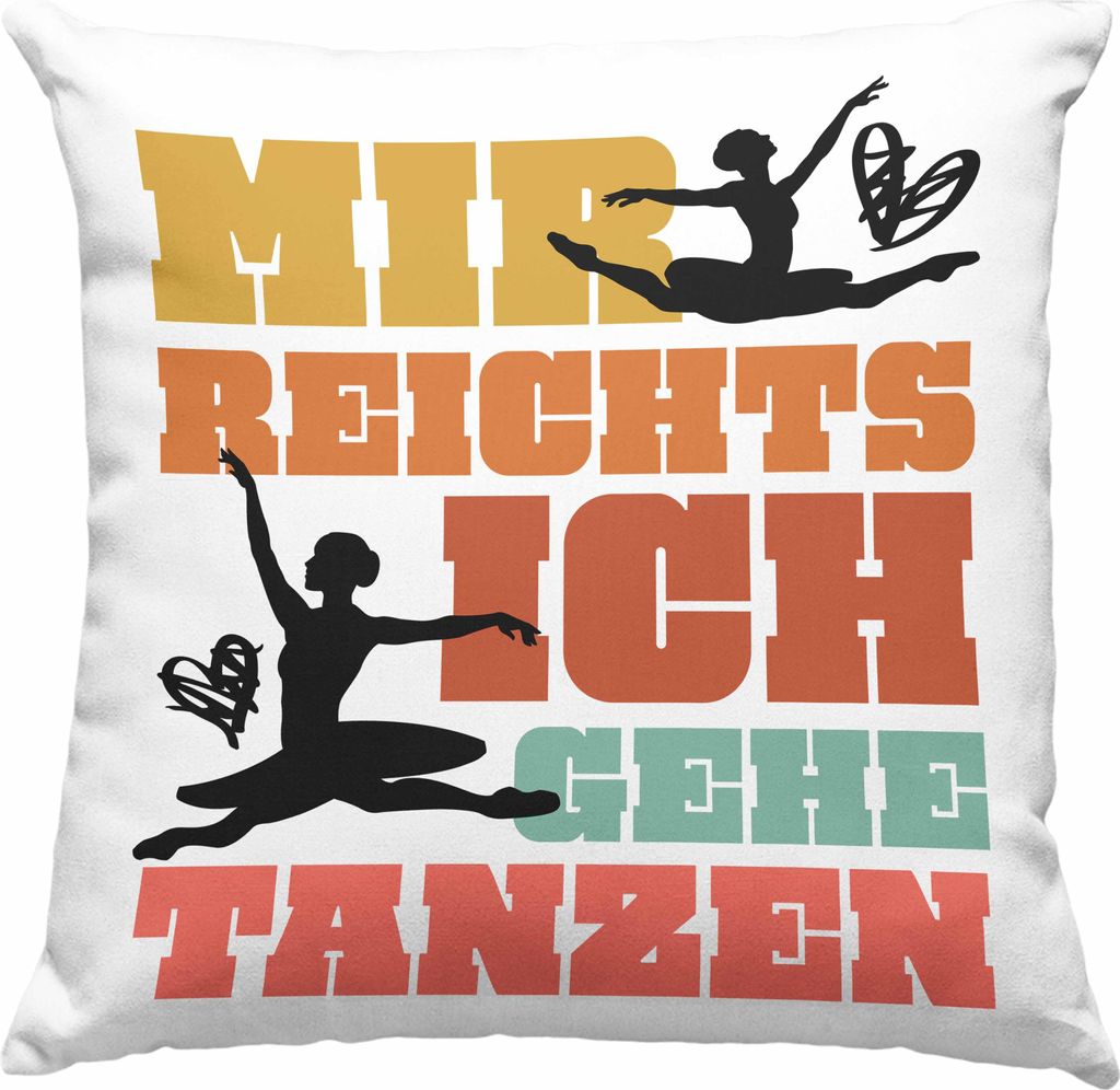 Trendation - Ballett Ballerina Tänzerin Deko-Kissen mit Produktbild 