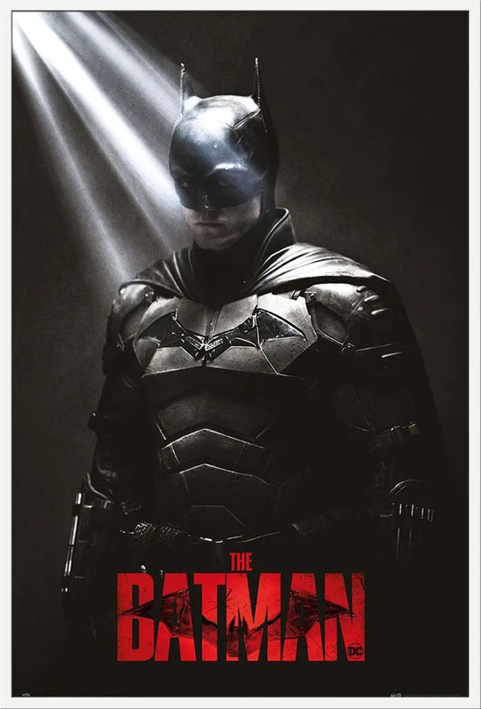 Affiche Batman I am the Shadows avec Cadre Shinsuke Blanc 61x91,5 cm