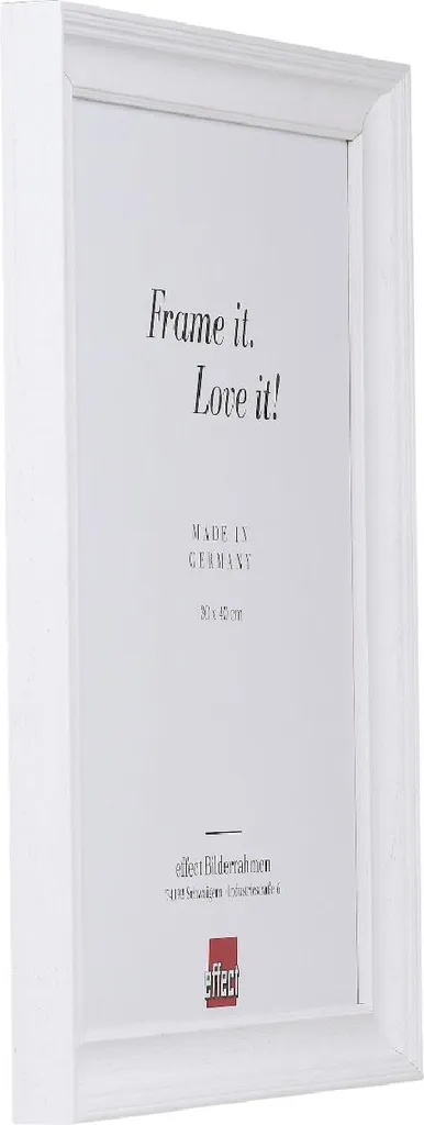 Cornice Portafoto 30x40 Legno Bianco - Ideale per Regali e Ricordi - 2