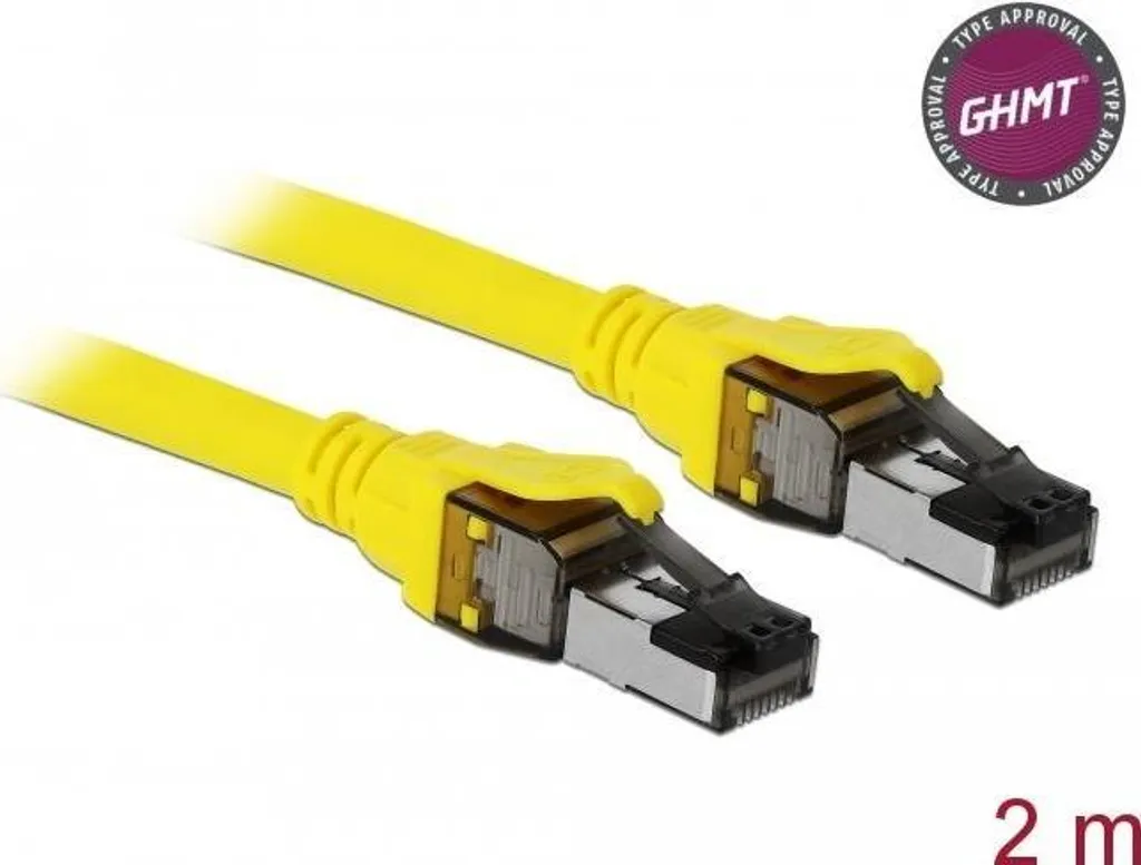 Cavo Patch CAT 8.1 DeLOCK - 40Gbps - 2m - Schermatura SFTP PiMF