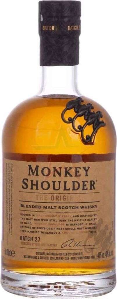 Monkey Shoulder Batch 27 Triple Malt 40 % 0,70 lt.