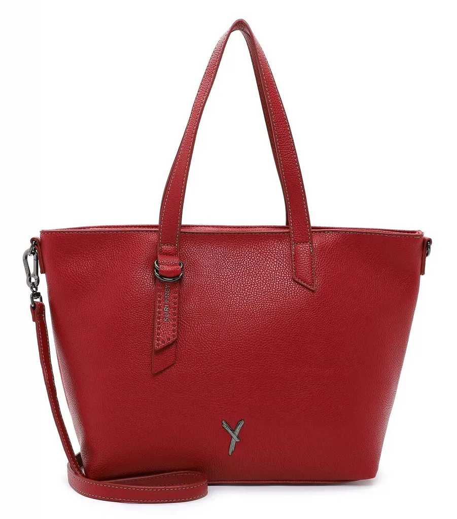 Sac Shopper Gitty pour le Travail et les Sorties - Sac à Épaule Rouge