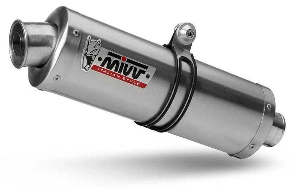MIVV Oval Slip-on Auspuff homologiert aus Edelstahl für VOGE valico 500 ds/dsx
