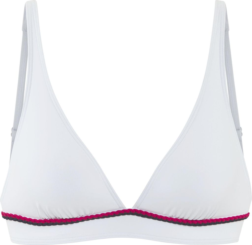 s.Oliver Triangel-Bikini-Top weiß Größe 44 Cup C/D