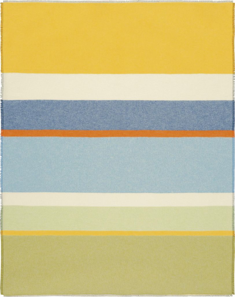 Biederlack Plaid ohne Einfassung Fresh Stripe Größe 130 x 170