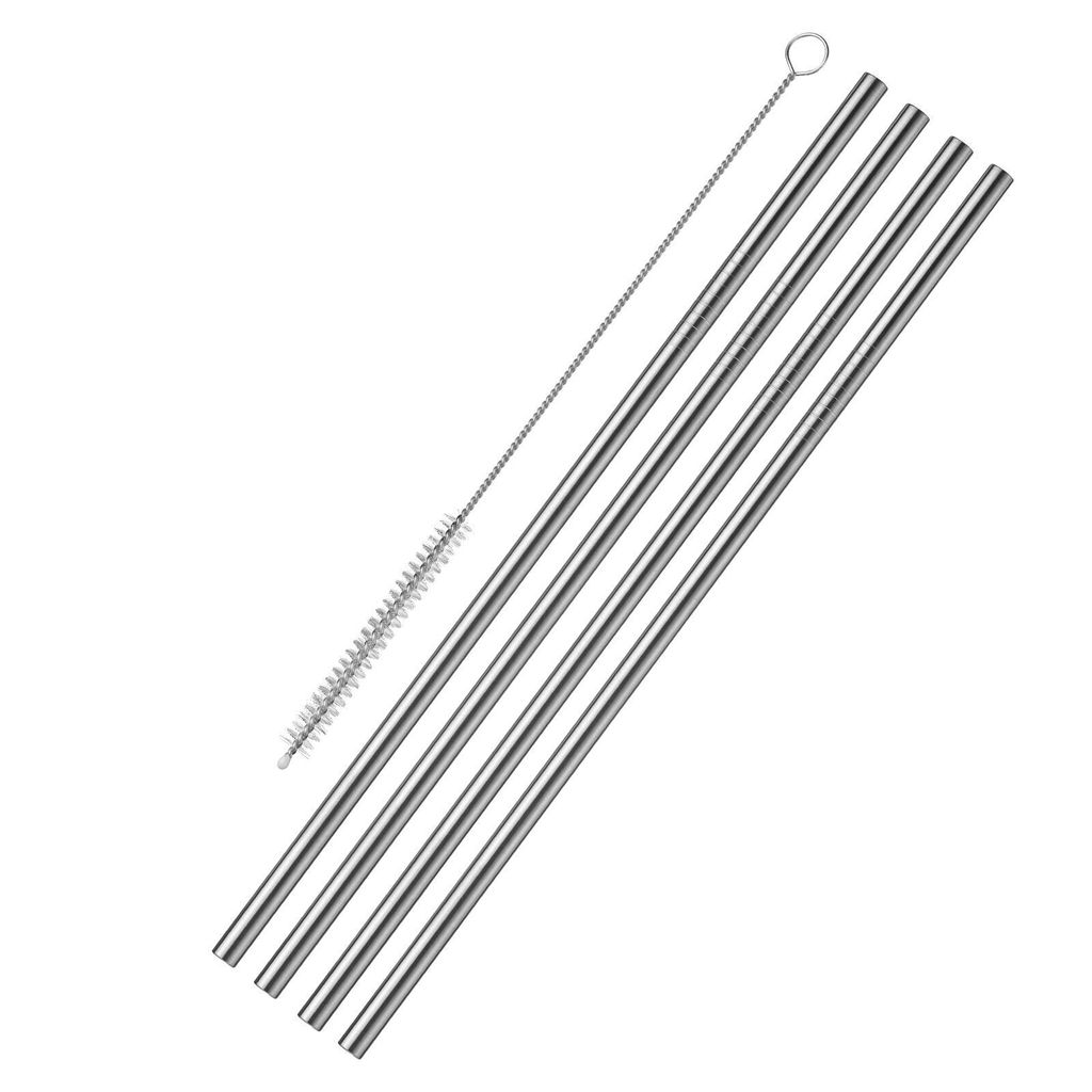 WESTMARK Trinkhalm Edelstahl gerade mit Reinigungsbürste Immagine del prodotto 