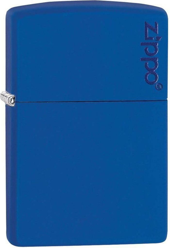 Zippo Logo Royal Blue Matte leichter