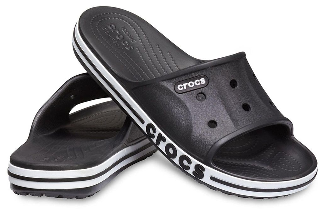 CROCS Bayaband Slide Schwarz/Weiß Schwarz EU 38-39 Produktbild 