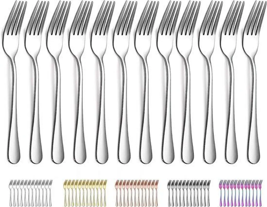 Set d'ustensiles de cuisine 12 pièces en acier inoxydable de 20,5 cm