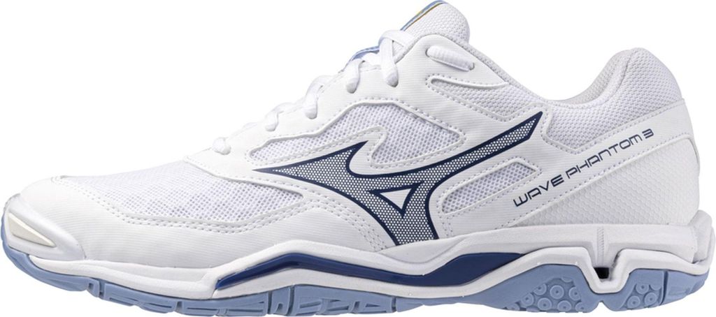 Mizuno WAVE PHANTOM 3 White/Bellwether Blue/Bel Air Blue 46 Produktbild 