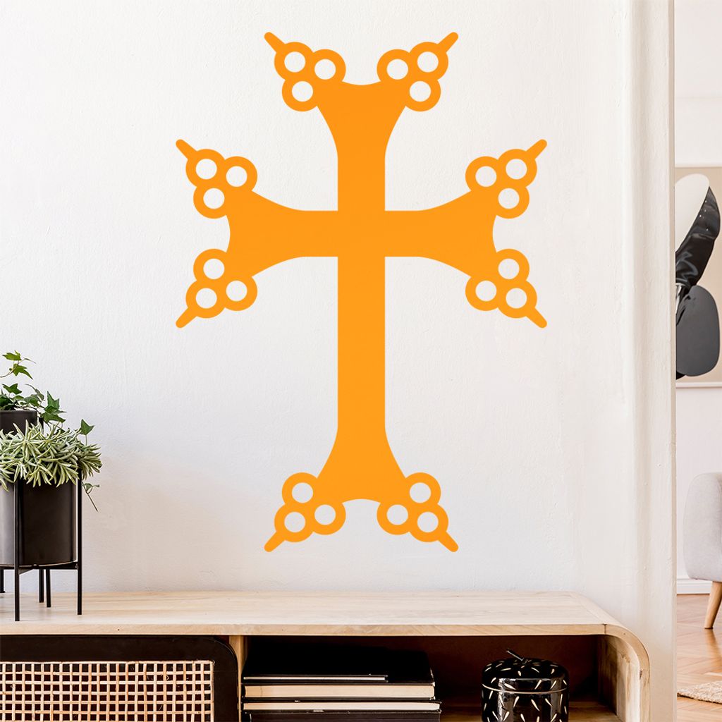Chatschkar Wandtattoo Wandaufkleber Wall Sticker - Dekoration, Küche, Wohnzimmer, Schlafzimmer, Badezimmer