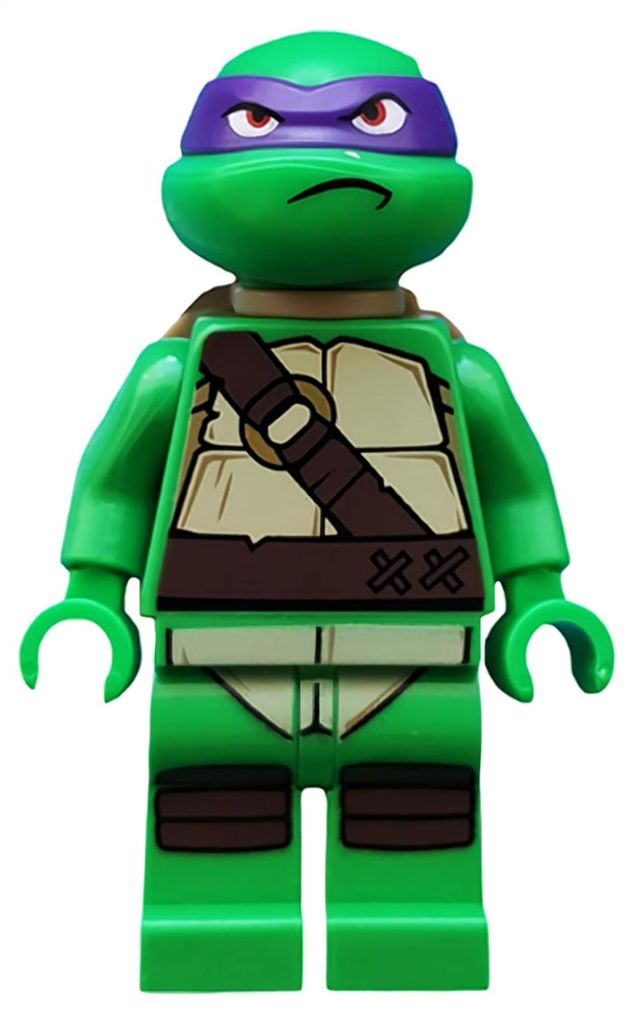 LEGO Minifigúrka Donatello, Frown (tnt019) – nová Obrázok produktu 