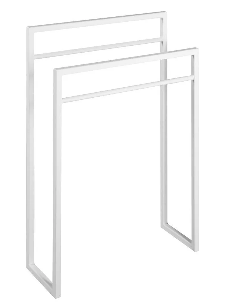Porte-serviettes Ska Blanc Mat 55x79 cm Résistant à la Corrosion