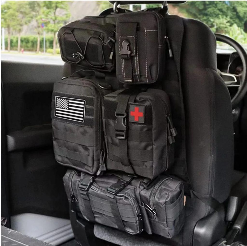 Hängetasche für den Rücksitz im Auto, taktischer Zubehör-Organizer, selbstfahrende Jagdtasche für den Außenbereich, klassifizierte Aufbewahru...