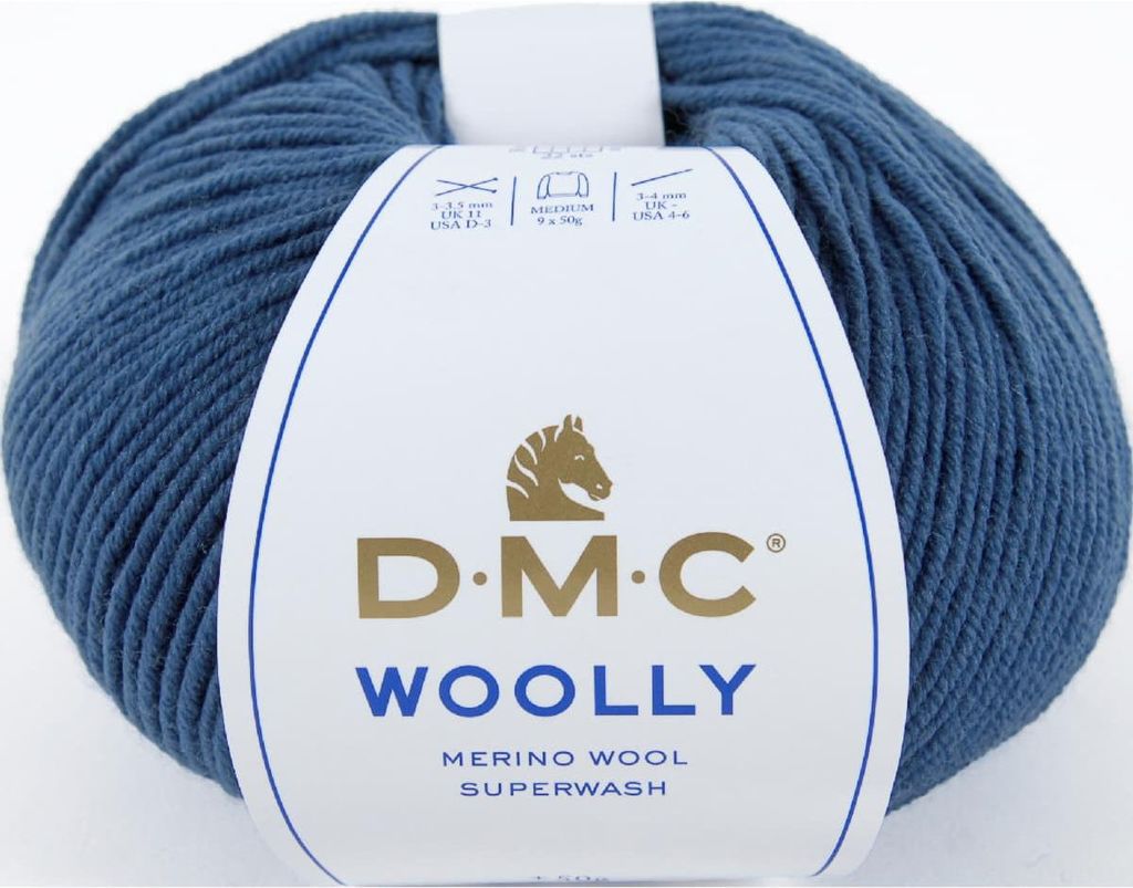 DMC Wolle "Woolly" Wolle – 100% Wolle aus Australien, 488, (Farbe 75)