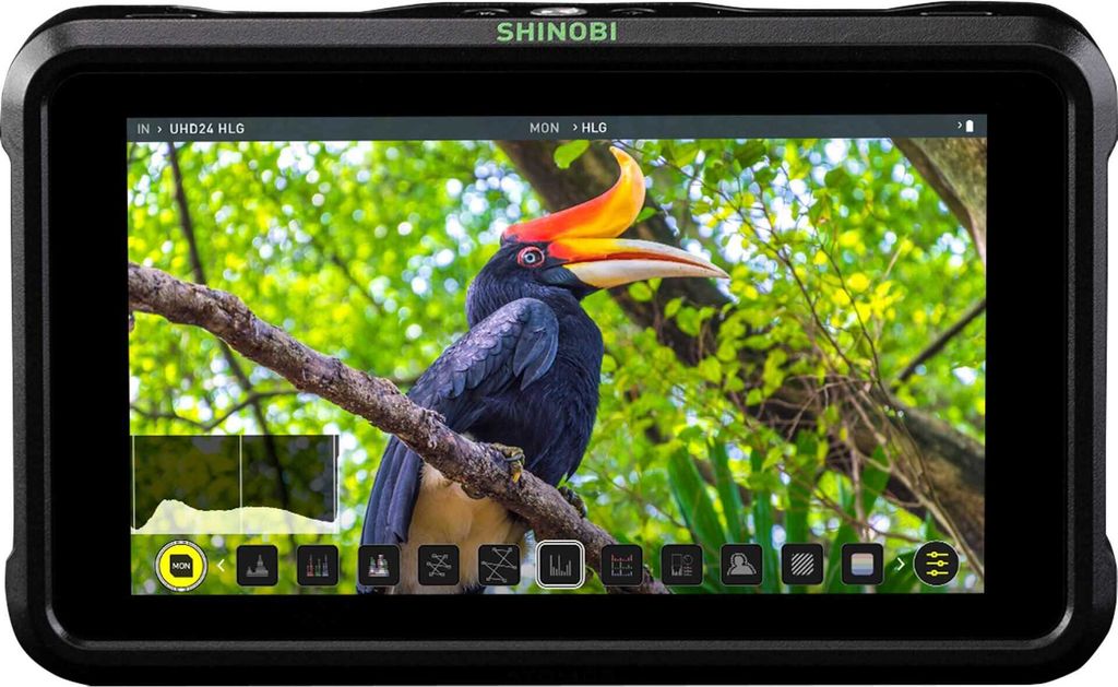 Atomos Shinobi, 13,2 cm (5.2 Zoll), 1920 x 1080 Pixel, IPS, 427 ppi, 16:9, 1280x720@50fps,1920x1080@23.98fps,1920x1080@24fps,1920x1080@25fps,1920x1...