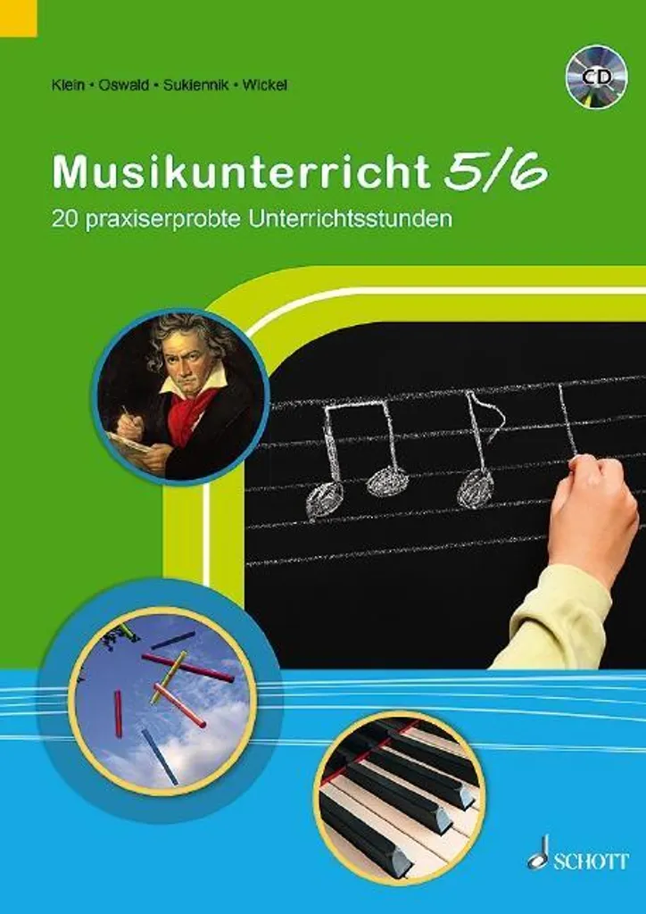 Livre de Musique Scolaire Musikunterricht 5/6 Méthode Apprentissage Pro