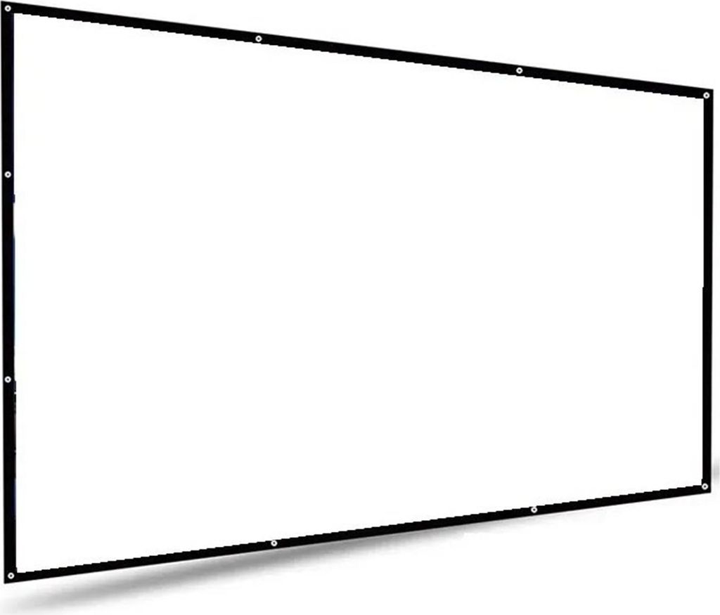 100-Zoll-Projektionsleinwand 16:9, faltbar, knitterfrei, Produktbild 