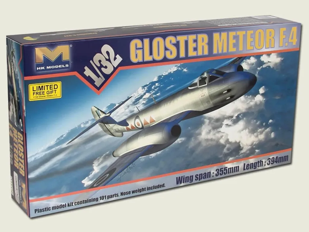 Construire le Gloster Meteor F.4 HKM01E06 - Projet Modélisme Avion Jet
