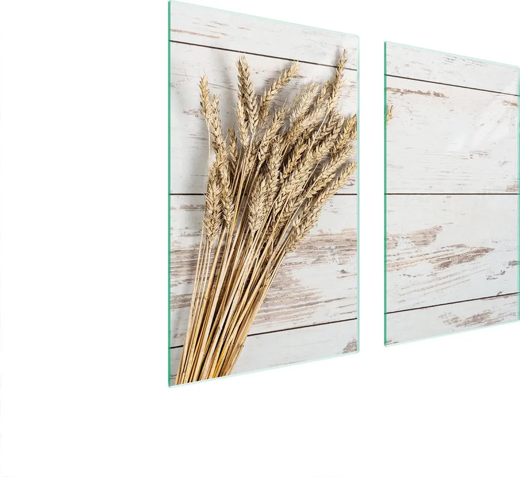 Set 2 Piastre Tagliere in Vetro 75x52 per Piano Cottura Induzione