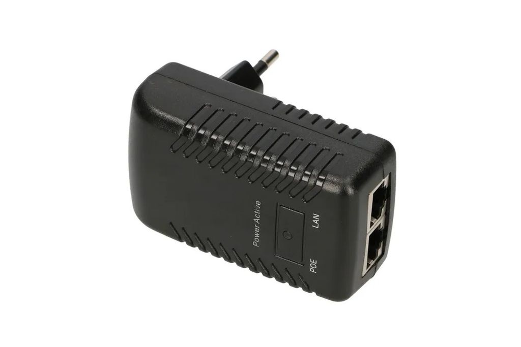Extralink POE-24-12W Zasilacz PoE 24V, 0.5A, 12W, wtyczka Zdjęcie produktu