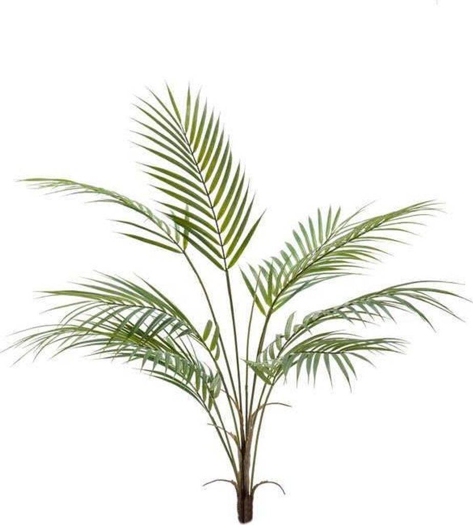 artplants.de Kunstpalme Bergpalme ALUVIAL auf Steckstab, 85cm - Kunst Chamaedora Palme