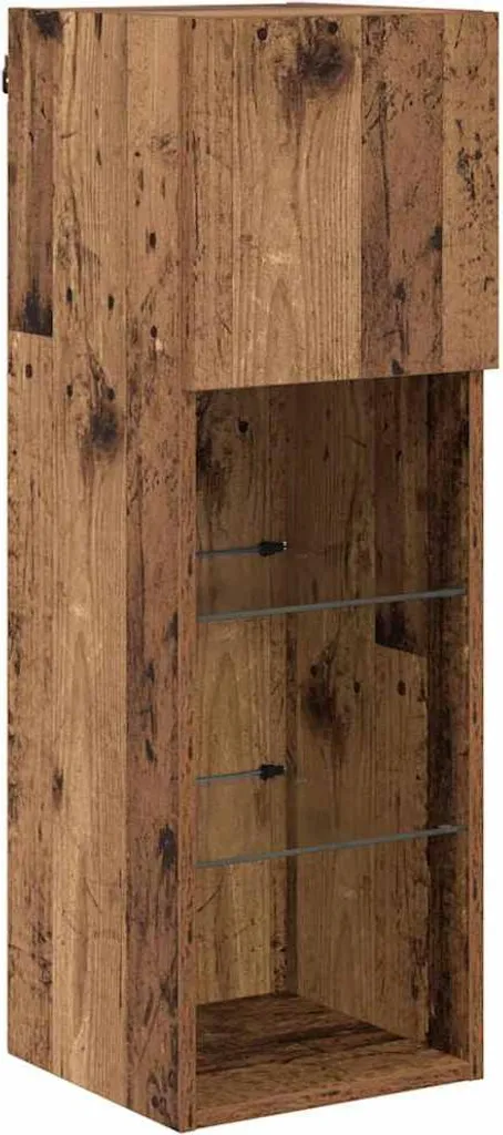 Mobile TV Sospeso 90cm vidaXL Legno Recuperato | Salvaspazio
