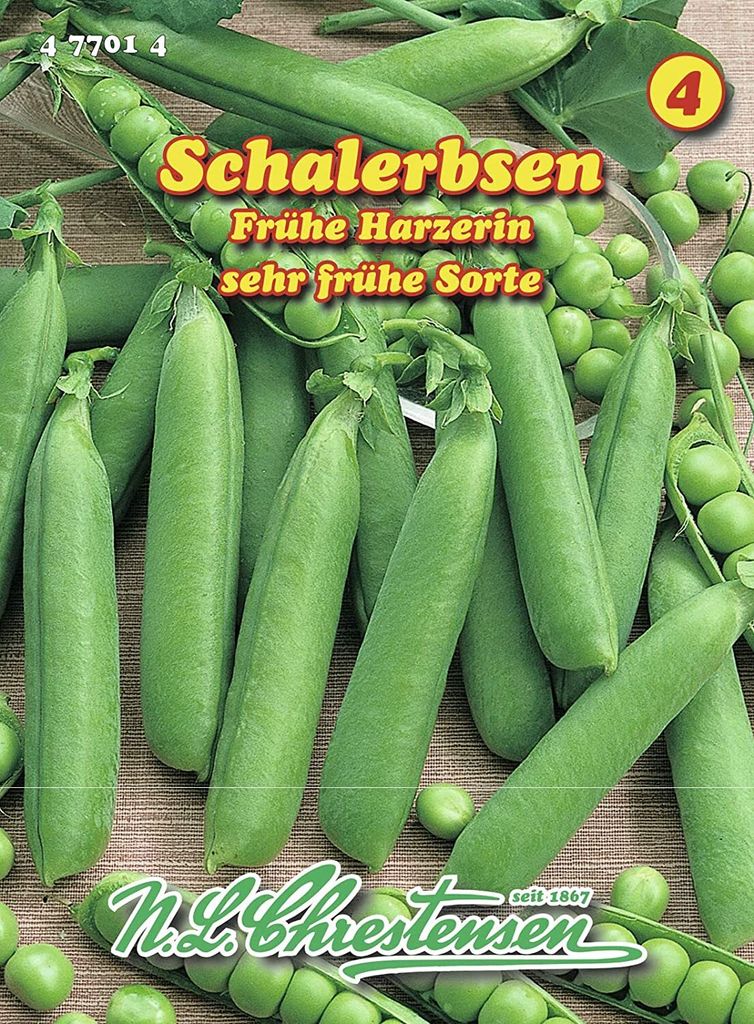 Schalerbse Frühe Harzerin | Schalerbsensamen von N.L. Produktbild 