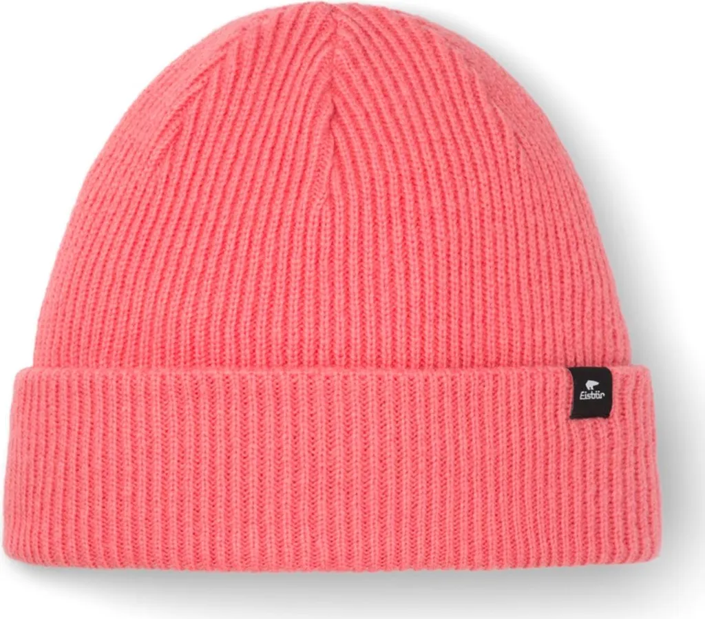 Bonnet en laine mérinos Eisbär Salma 2.0 coloris fraise intense