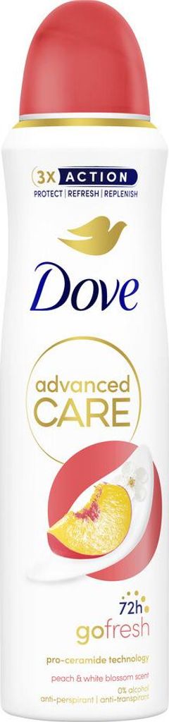 Dove Deodorant Spray - Pfirsich & Weiße Blüte - 150 ml - 1 Stück