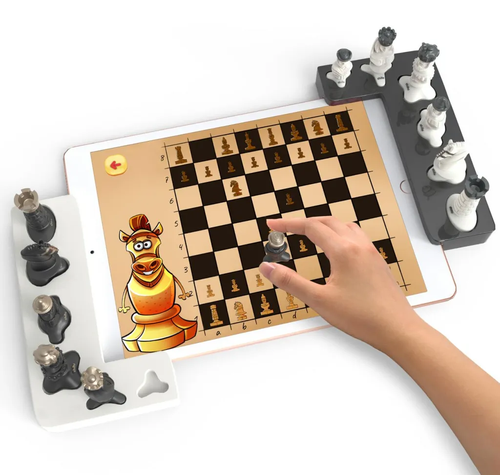 Tacto Échecs PlayShifu STEM avec figurines interactives et 100+ puzzles - 2