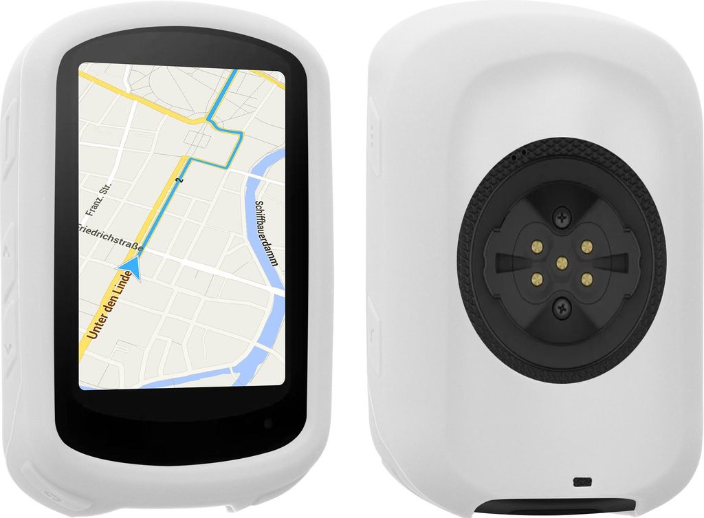 kwmobile Hülle kompatibel mit Garmin Edge 840 / Edge 540 - Silikon GPS Fahrrad Case Schutzhülle