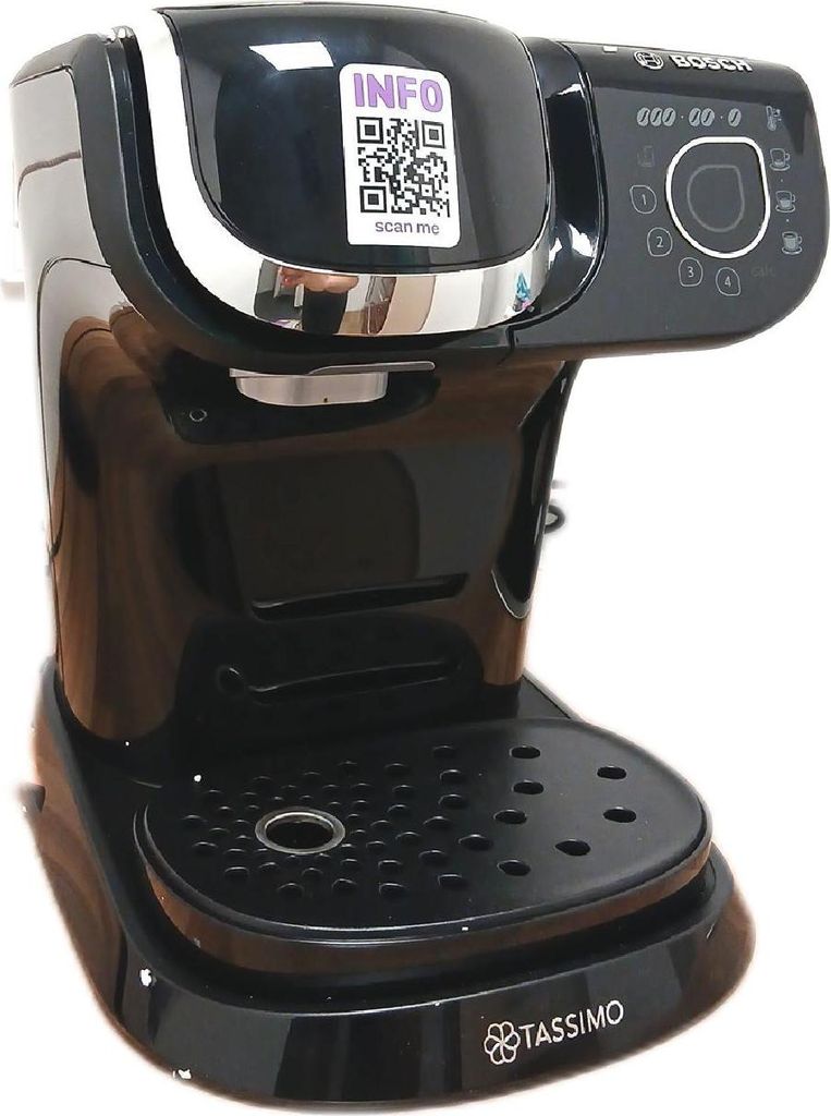Cafetière à dosettes 3.3bars 1300w noire - Bosch - TAS6502 Image du produit 