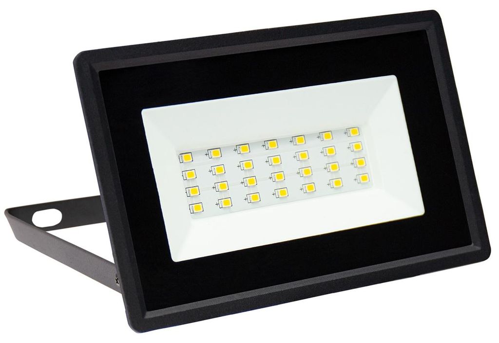 Spectrum LED NOCTIS LUX 3 Fluter schwarz 20W Strahler Produktbild 