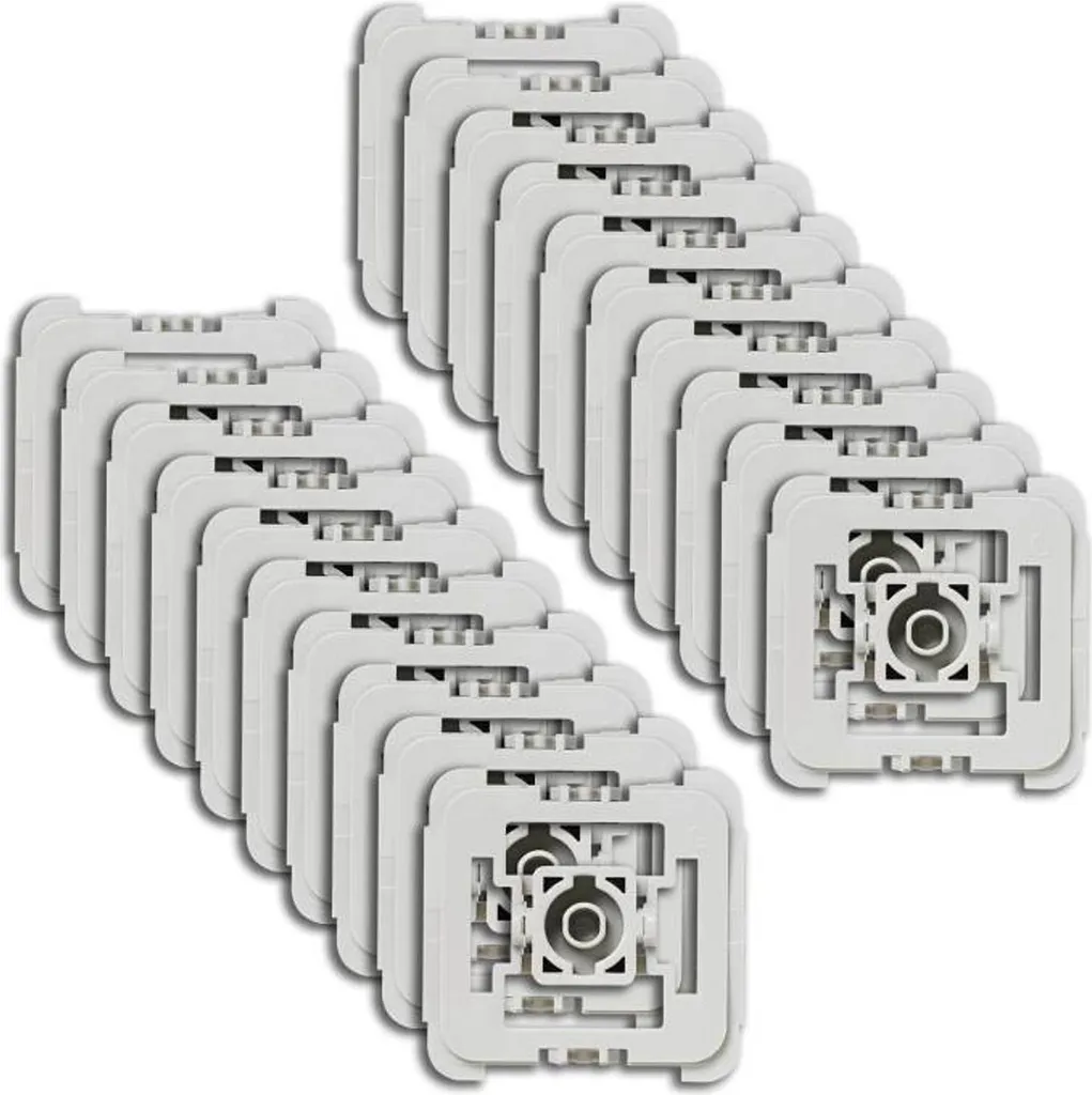 Adaptateurs Homematic Gira 55 kit de 20 pour rénovation domotique chic