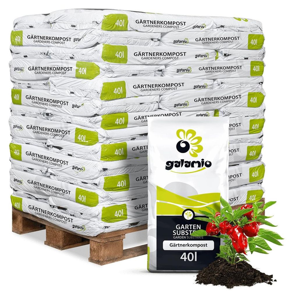Galamio Gärtnerkompost 40l x 42 Sack 1680l Palette Produktbild 