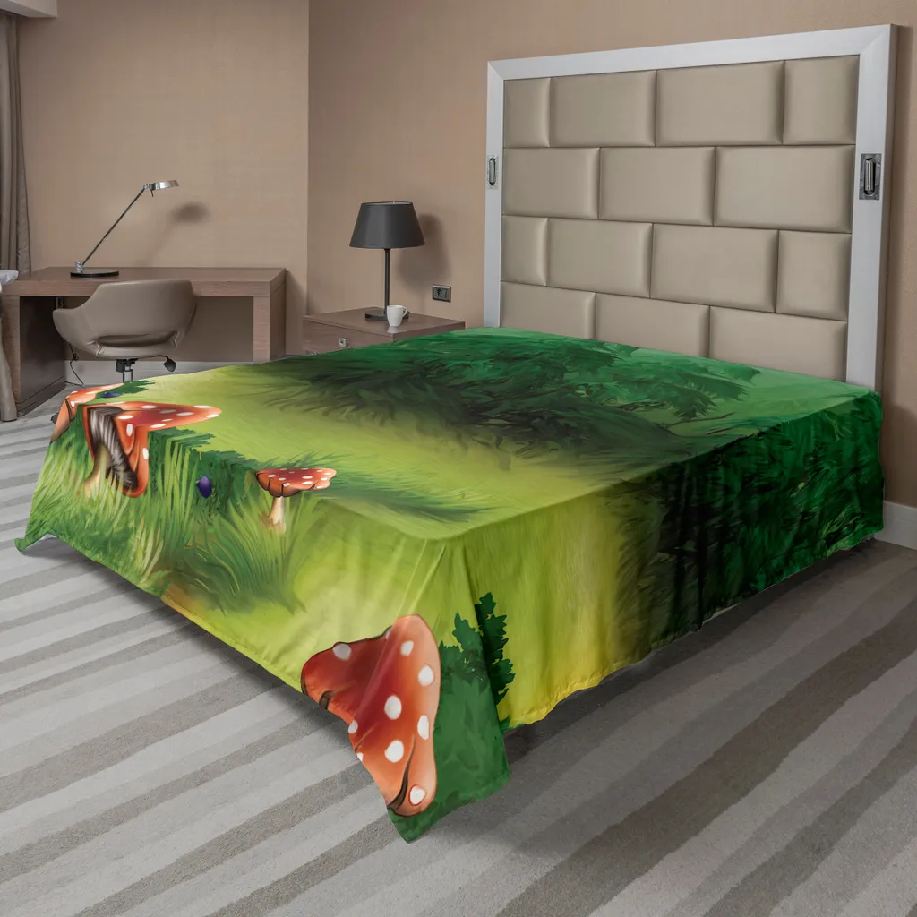 Lenzuolo Sopra Matrimoniale ABAKUHAUS 275x260 cm No Stiro Verde